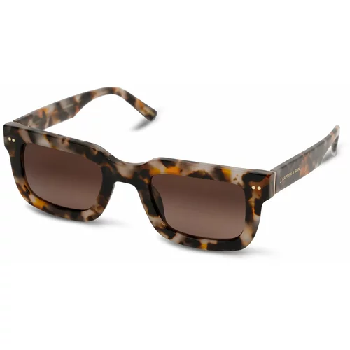 Kapten & Son Sunčane naočale 'Phoenix Desert Speckled Brown' smeđa / moka smeđa / bijela