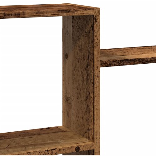  Zidna polica boja staro drvo 159x18x65 cm konstruirano drvo Slike