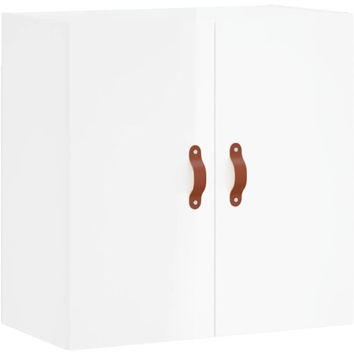 Maison Chic Stenska omarica - Zidna omarica visok sijaj bela 60x31x60 cm inženirski les iu1147, (22063213) Cene