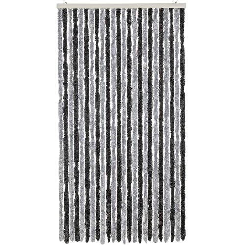  Zastor protiv muha sivo-crni 100 x 220 cm od &amp;scaron;enila Slike