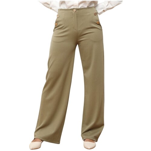 La Modeuse Hlače 74418_P175920 Kaki Cene