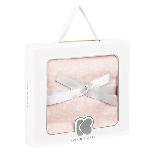 Kikka Boo dvoslojno baby ćebence od muslina 100x100 Confetti Pink ( KKB11063 ) Cene