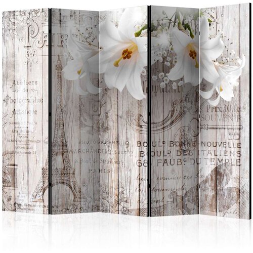  Paravan u 5 dijelova - Parisian Lilies II [Room Dividers] 225x172 Cijene