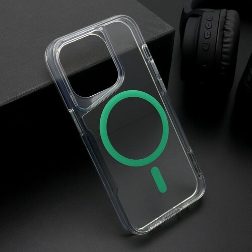 Maska aura magsafe za iphone 14 pro/ zelena Slike