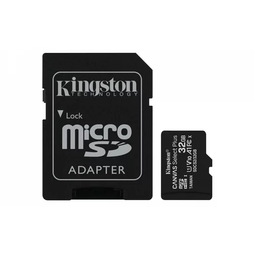 Kingston kartica 32GB Canvas Select Plus microSDXC C10 UHS-I + SD Adapter
