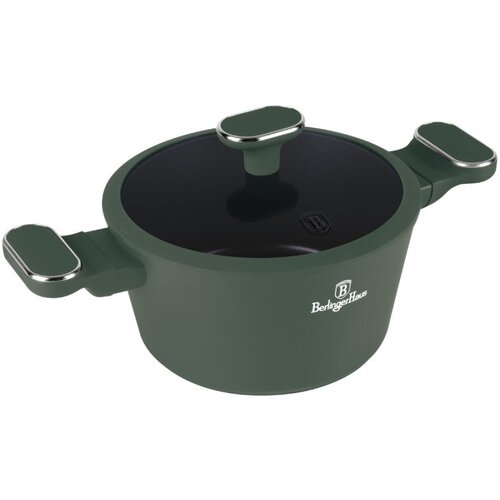Berlinger Haus šerpa sa poklopcem 20CM matte green collection BH-8200 Cene