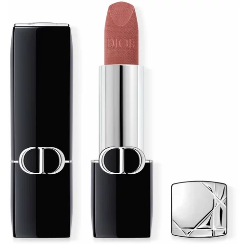 Dior Rouge dolgoobstojna šminka polnilna odtenek 724 Tendresse Velvet 3,5 g