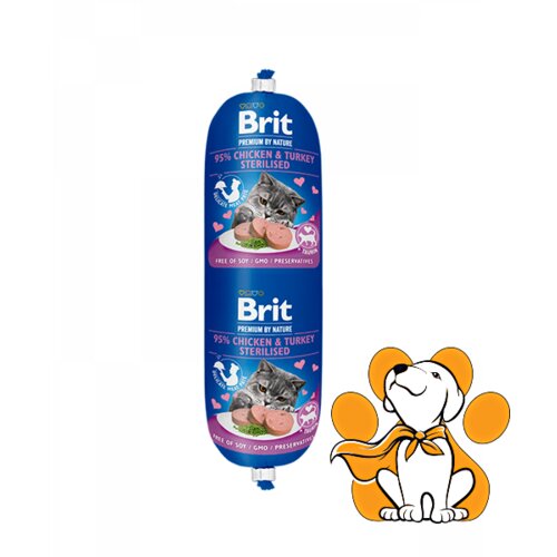 Brit Premium Sausage Chicken & Turkey Sterilised 180g, Delikates za Mačke Cene