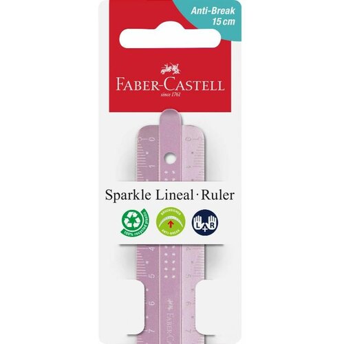 Faber_castell FABER CASTELL lenjir 15cm sparkle flex. 172015 Cene