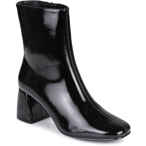 Only Gležnjarji ONLBRIELLE-1 PU HEELED Črna Cene