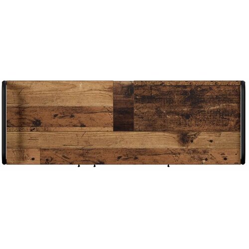  Set ormarića za kupaonicu 4 kom. Staro drvo 40 x 36 x 181 cm - Staro drvo Ormar ispod sudopera (3 vrata) + viseći ormar + kupaon Slike