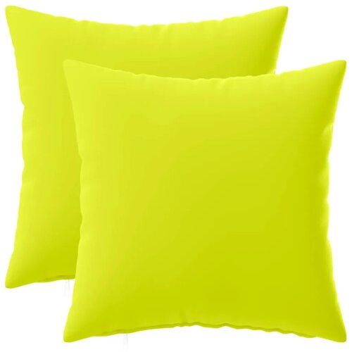  Jastuk s jastukom HEERLEN 2 kom. Svijetlo zelena. Poliester - Svjetlozelena 50 x 50 cm 2 Slike