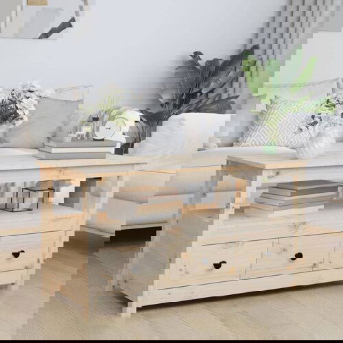 The Living Store Klubska mizica 102x49x55 trdna borovina - Klubska Mizica, (21575200) Cene