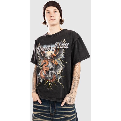 Ninth Hall Eagle Rock Boxy T-shirt vintage black Slike