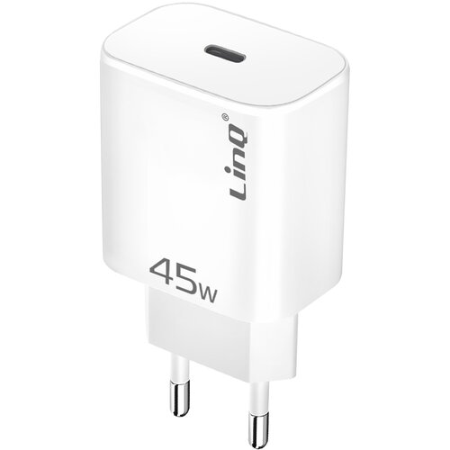 LINQ Hitri polnilec USB-C 45W Power Delivery 3.0, Bela, (5000213751) Slike