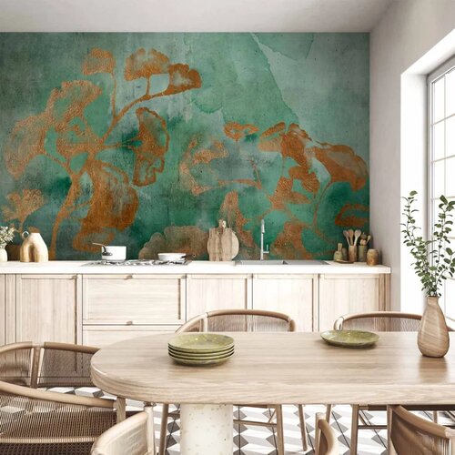  Foto tapeta - Copper Ginkgo 350x256 Vodootporna Cene