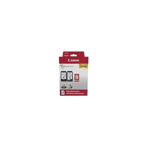 Canon Komplet tinta PG-575 + CL-576, original + foto papir Slike
