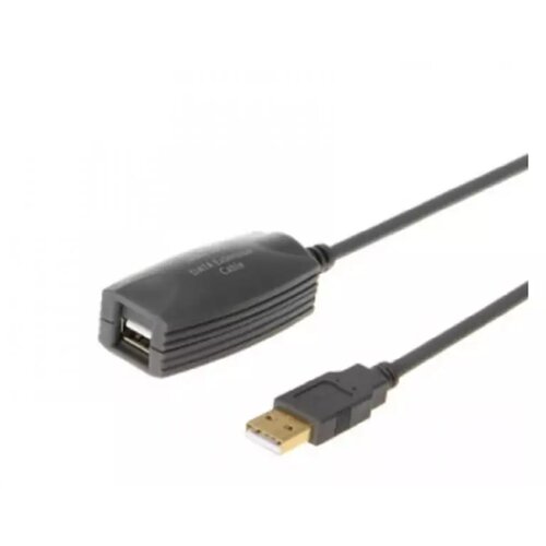 E-green kabl sa pojačivačem USB A USB A M F 5m crni Slike