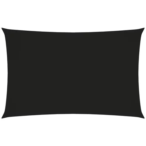 vidaXL Senčno jadro oksford blago pravokotno 2x5 m črno