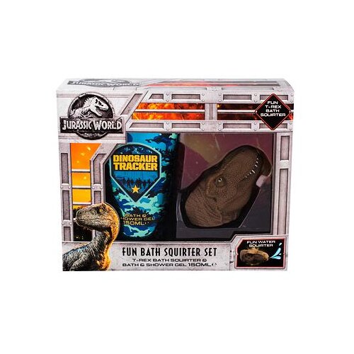 Universal jurassic world darilni set gel za prhanje 150 ml + igrača za kopanje za otroke Slike