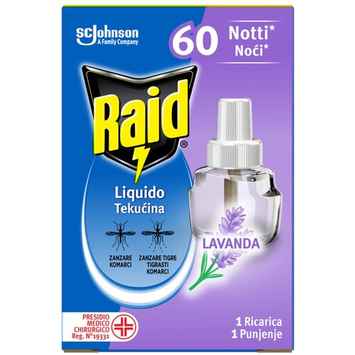 Raid POLNILO ZA ELEKTRIČNI ODGANJALEC KOMARJEV FAMILY VONJ SIVKE 36 ML Slike