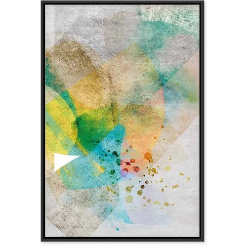  Slika - Butterfly and Dreams (1 Part) Vertical 80x120 U crnom drvenom okviru Slike