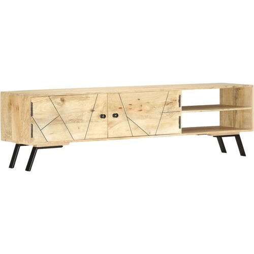 Furnova TV omarica 140x30x40 cm iz trdnega mangovega lesa, (21922666) Cene
