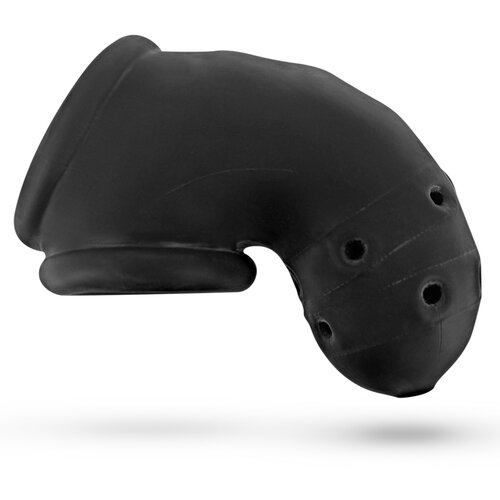 Oxballs Airlock Air-Lite Vented Chastity Black Ice Cene