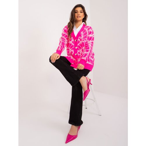 BADU Cardigan-BA-SW-2040.78-fluo pink Slike