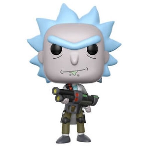 Funko bobble figure animation - rick and morty pop! - weaponized rick Cene