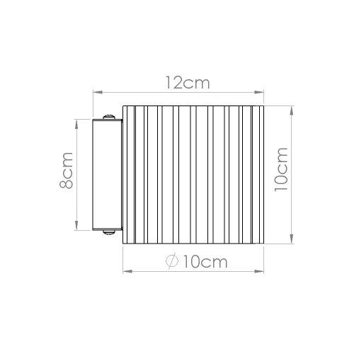 Sollux SL.1791 - zidno svetlo aura 1xG9/10W/230V krem boje Slike