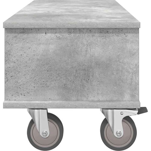  stalak Betonski sivi 100 x 35 x 35 cm Konstruirano drvo Slike
