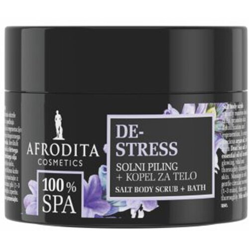 Afrodita Cosmetics 100%spa de stress slani piling 200g Cene