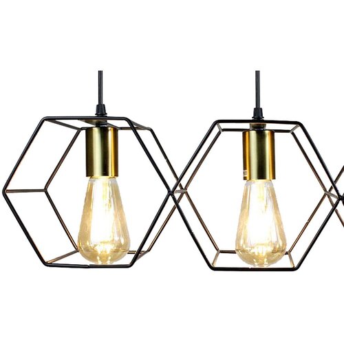Toolight lampa viseća APP1133-5CP black gold Slike