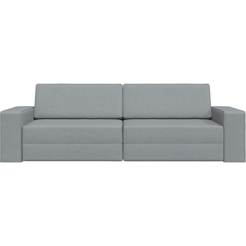  Krevet na razvlačenje Svijetlo siva 245 x 78 x 77 cm tkanina Slike