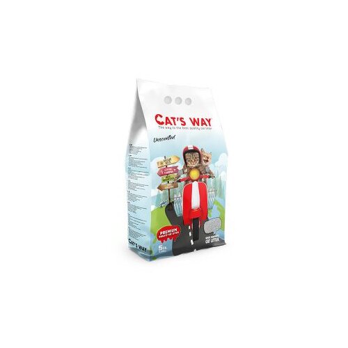 Who Cares cat's way posip za mačke natural white 5l Cene