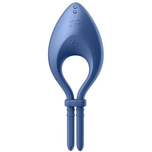Satisfyer Bullseye plavi podesivi prsten za penis sa vibracijom &amp;mdash; SATISFY313 Slike