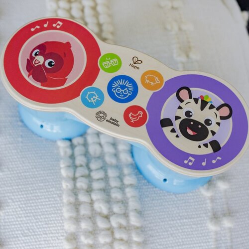 BABY EINSTEIN Magic Touch Drums Wooden glasbena igrača iz lesa 6m+ 1 kos Slike