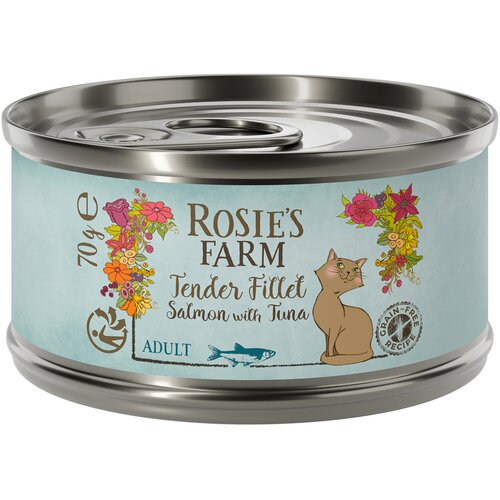 Rosie&amp;#039;s Farm Tender Filet 12 x 70 g - Losos s tunom Slike