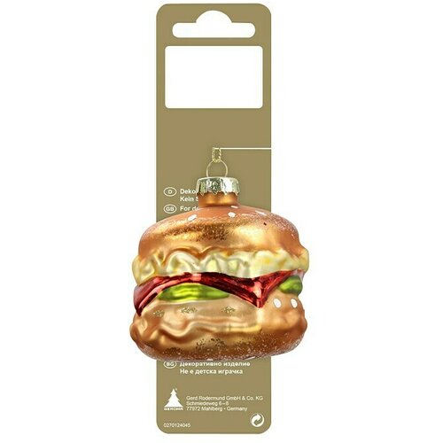  dekorativni artikl hamburger (višebojno, staklo, 1 kom) Cene