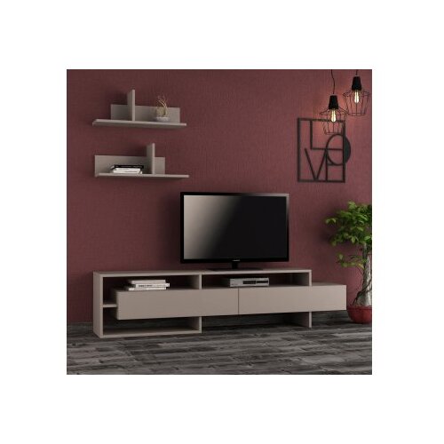 Hanah home tv polica gara light mocha Cene
