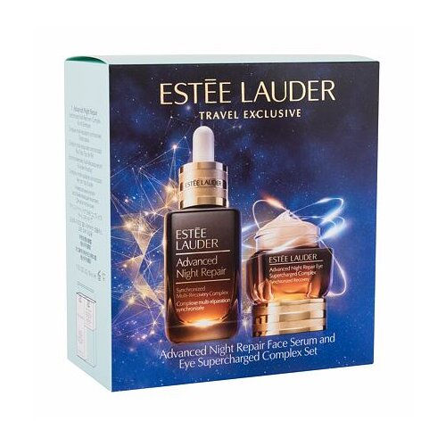 Est&amp;eacute;e Lauder Advanced Night Repair Travel Exclusive darilni set nočni serum za obraz Advanced Night Repair Synchronized Multi-Recovery Complex 50 ml + nega za področje okoli oči Advanced Night Repair Eye Supercharged Complex 15 ml za ženske Slike