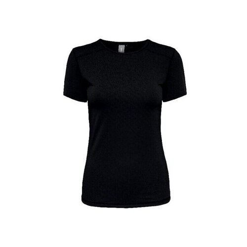 Only Majice s kratkimi rokavi CAMISETA NEGRA MUJER TRAIN 15283412 Črna Slike