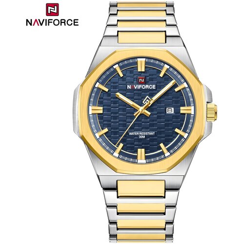 Naviforce Sat ST-38666 - Zlatna / Srebrna / Plava Cijene