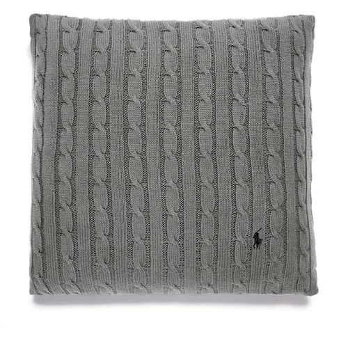 Polo Ralph Lauren Okrasna prevleka za vzglavnik RL Cable Charcoal 45 x 45 cm