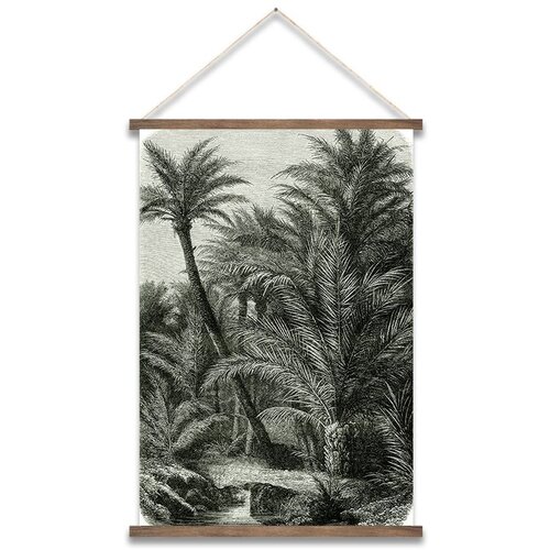 Dekordom slika KAKAMONO 60x90 - KAKR31070 - Green Jungle Cene