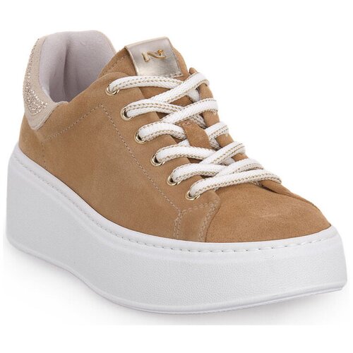 Nero Giardini Modne superge NERO GIARDINI 424 VELOUR AMBRA Bež Cene