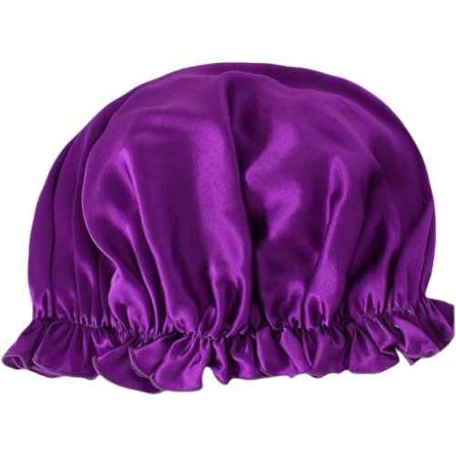 INF Kapa za spanje iz 100 % svile Mulberry za ženske, mehka nočna kapa za spanje Purple XL, (21638862) Cene