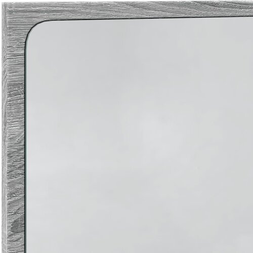  LED kupaonsko ogledalo boja sivog hrasta 60x8,5x38 cm drveno Slike