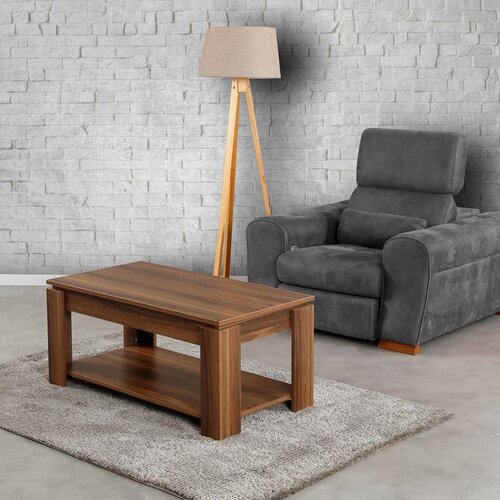 Hanah home Shelf - Walnut Walnut Coffee Table Cene